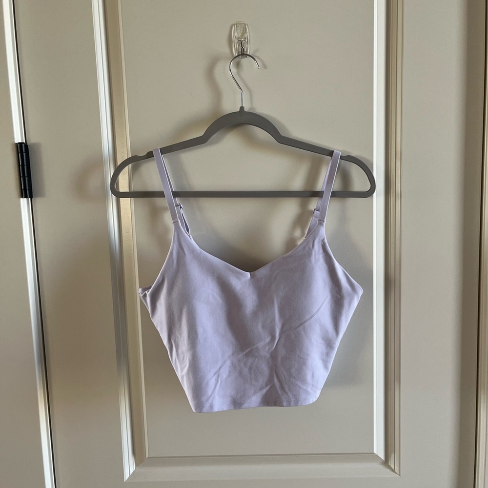 Athleta Lilac Cropped Tank Top - Lightweight